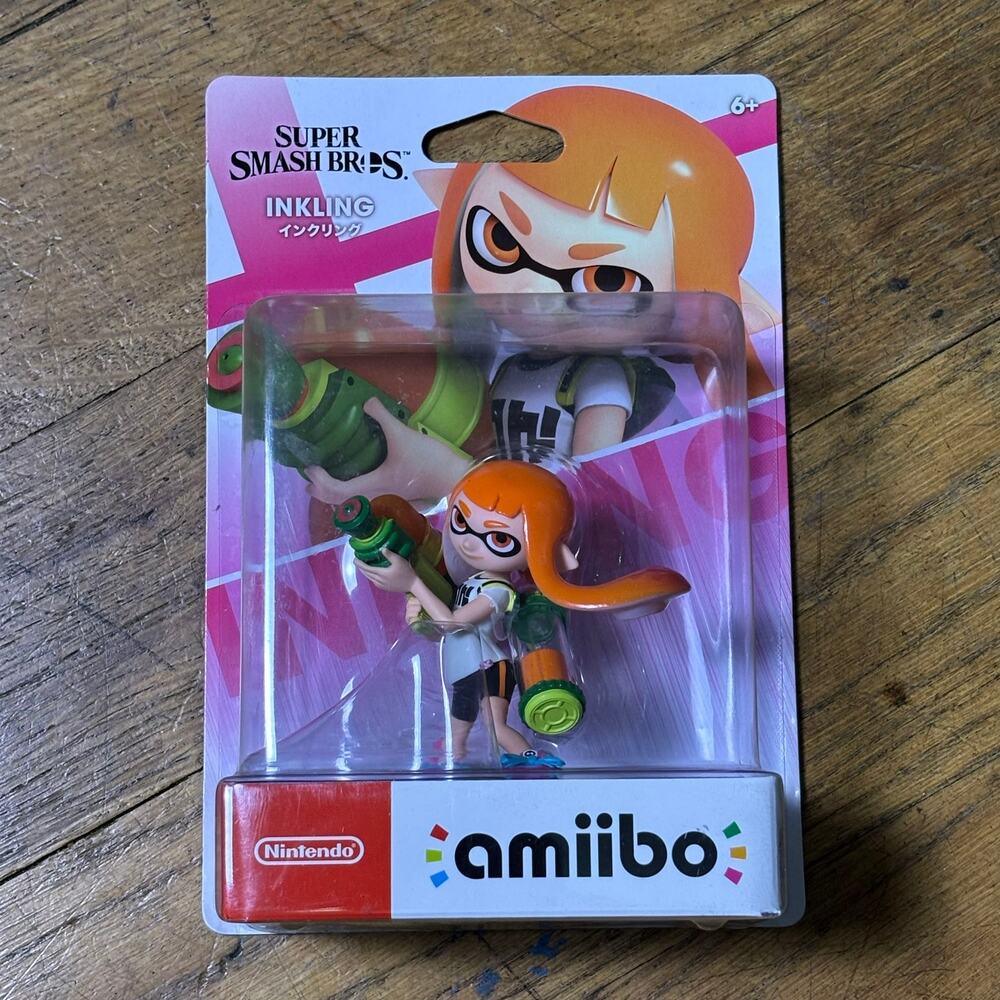 Nintendo Amiibo Inkling Girl (Splatoon) Super Smash Bros. Series NEW